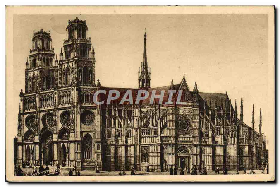 CPA Orleans La Cathedrale Sainte Croix