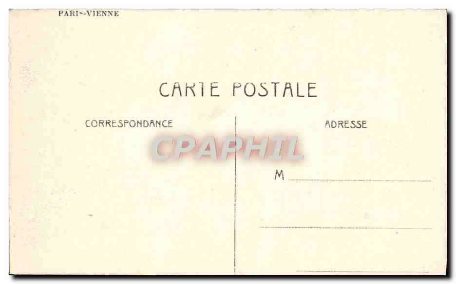 CPA Orleans Place St Marc et Rue aux Ligneaux — Verso