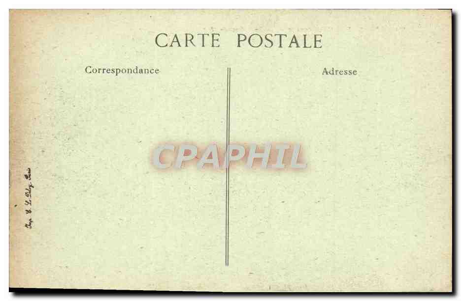 CPA Orleans Vue Generale Le Pont George V Tramway — Verso