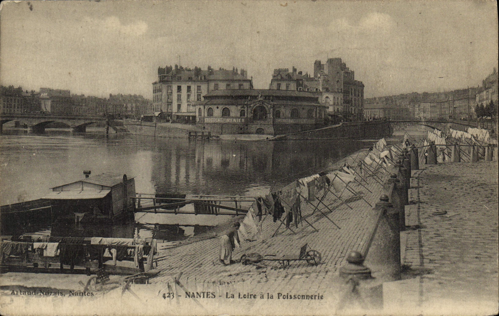 Nantes - La Loire à la Poissonnerie — Artaud-Nouzais, n°423