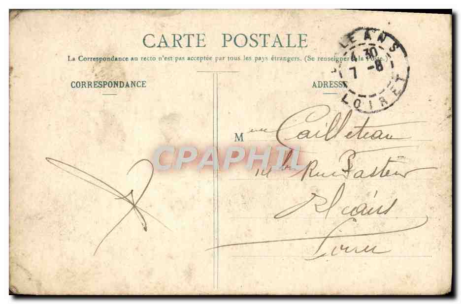 CPA St Nazaire La Paquebot Transatlantique La Provence  — Rückseite