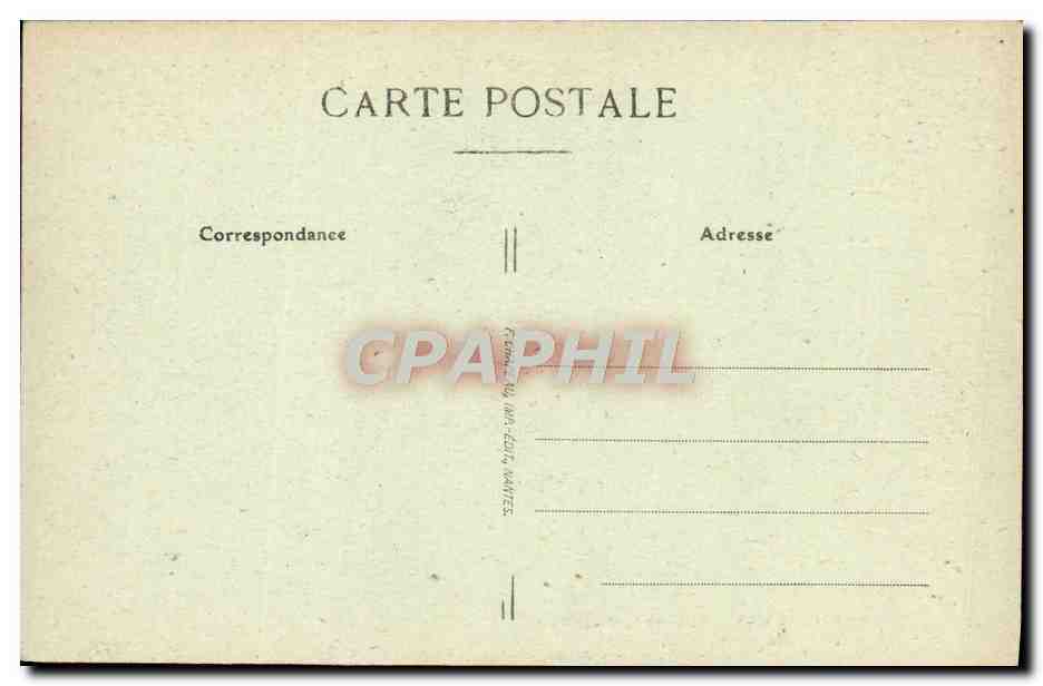 CPA Guerande Tour de la Gaudinals Fosses et Promenade — Rückseite