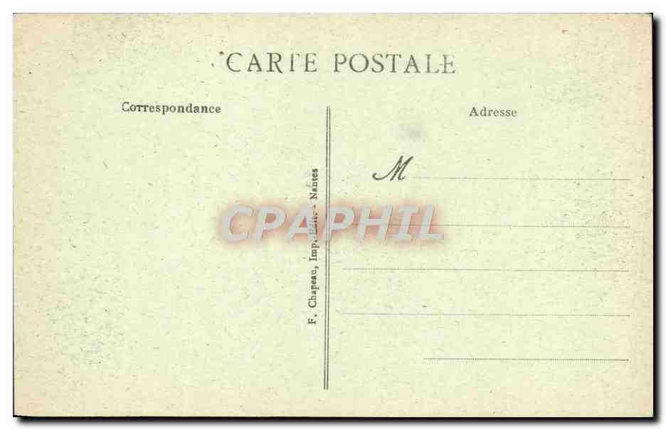 CPA Guerande Le Bas Mail les Remparts et la Tour Saint Jean — Rückseite