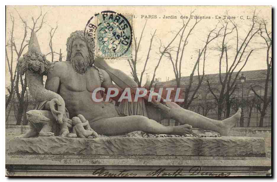 CPA Paris Jardin des Tualeries Le Tibre