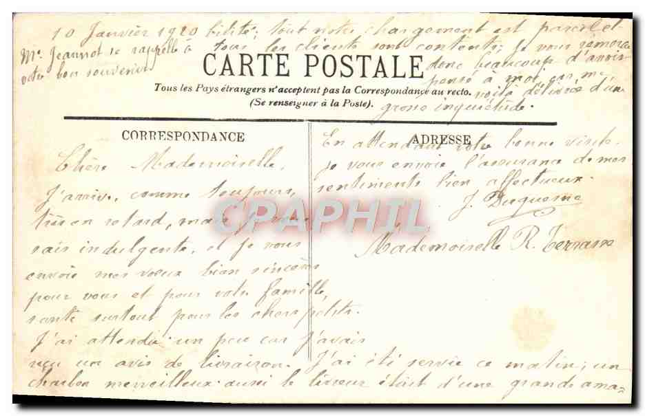 CPA Paris Le Jardin des Tuileries et l'Arc de Triomphe du Carrousel — Rückseite