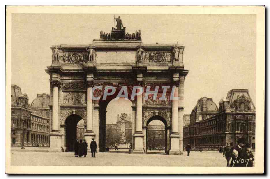 CPA Paris En Flanant L'Arc de Triomphe du Carrousel