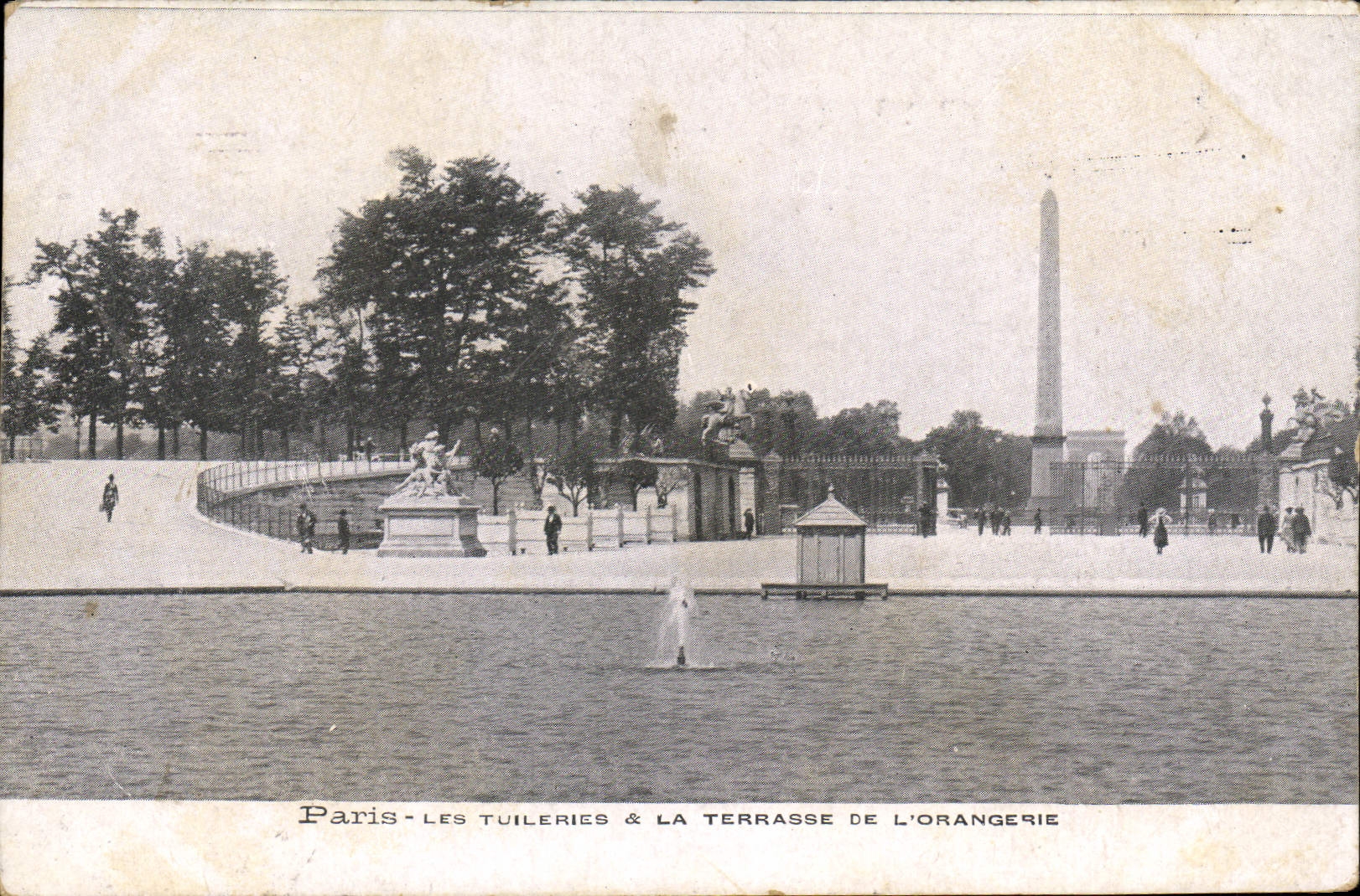 CPA Paris Les Tuileries La Terrasse de L'Orangerie