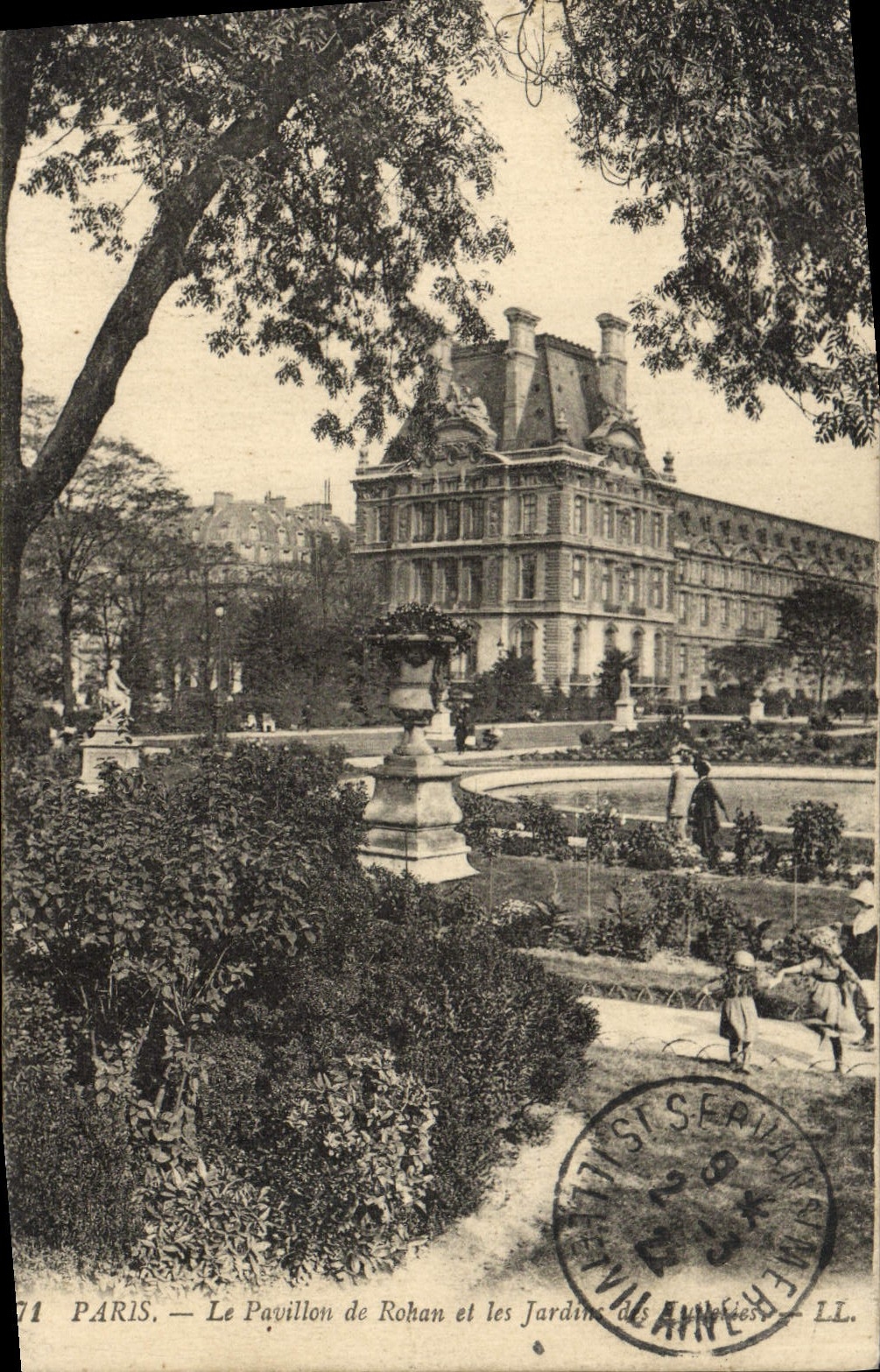 CPA Paris Le Pavillon de Rohan et les Jardins des Tuileries 