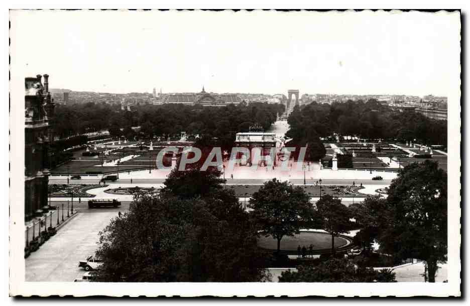Panorama sur les Tuileries — Paris — A. C. 41