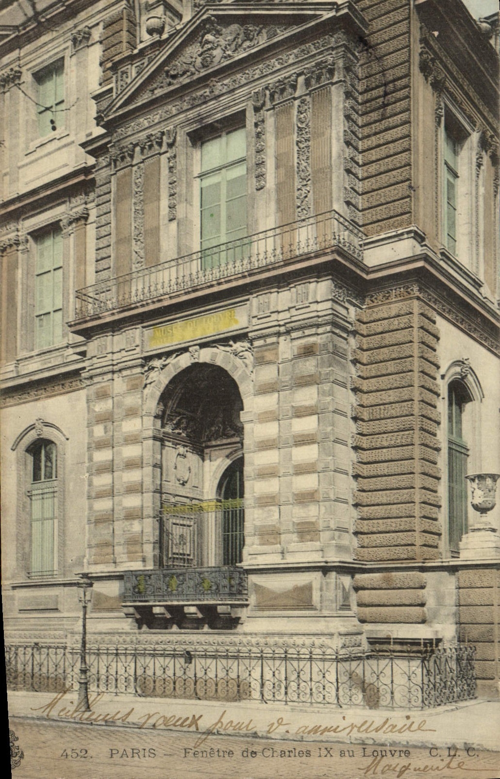CPA Paris Fenetre de Charles IX au Louvre