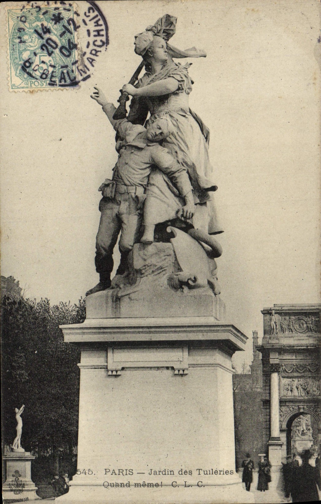 CPA Paris Jardin des Tuileries Quand momel