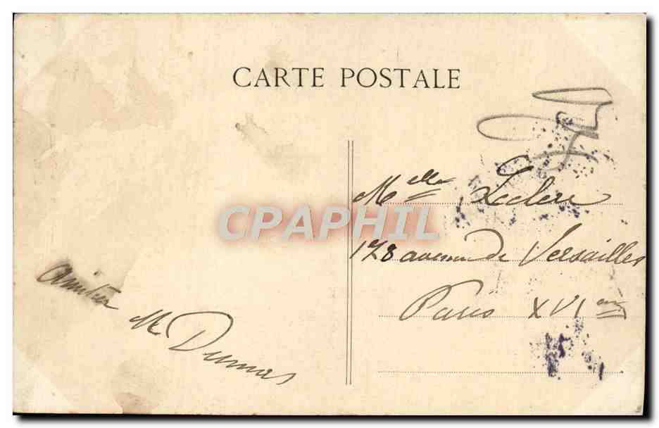 CPA Paris Jardin des Tuileries Quand momel — Verso