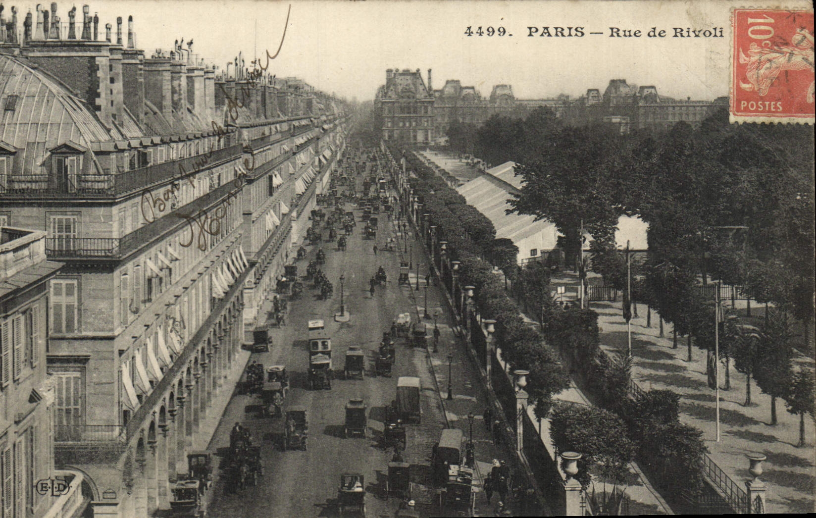 CPA Paris Rue de Rivoli