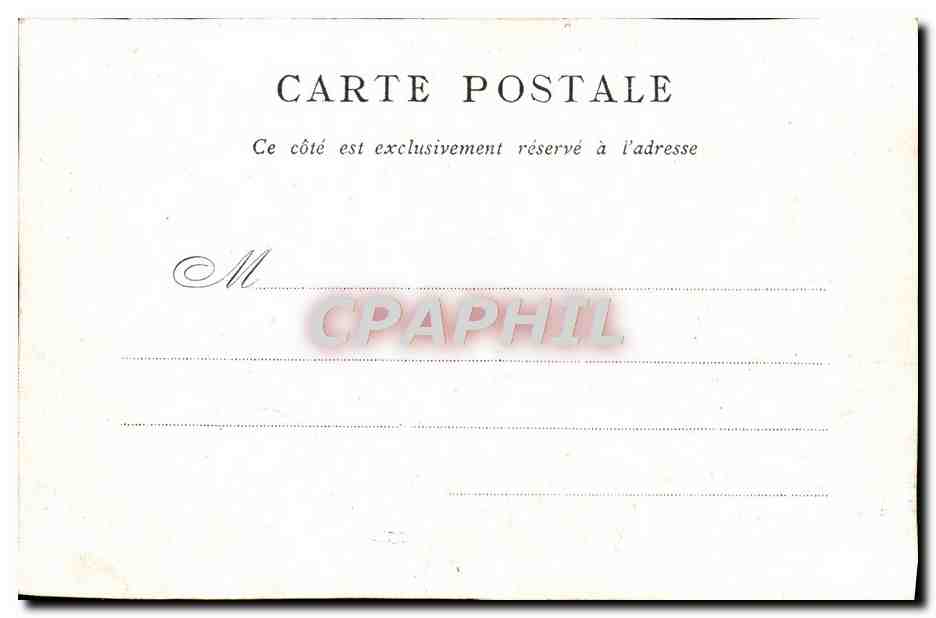 CPA Paris Opera Edite par le Bon Marche — Rückseite