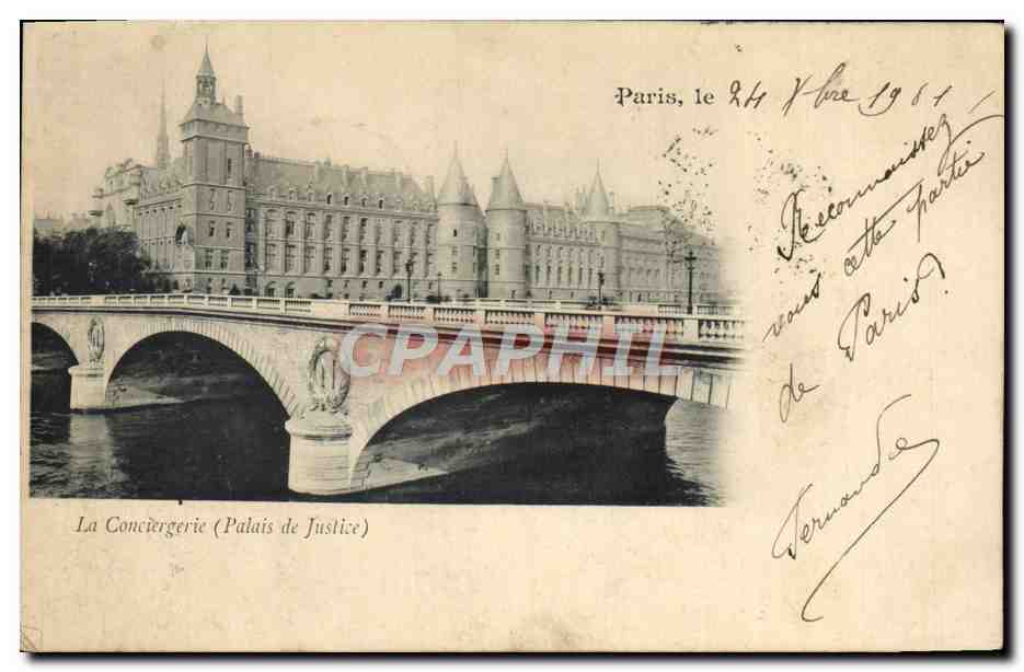 CPA Paris La Conciergerie Palais de justice