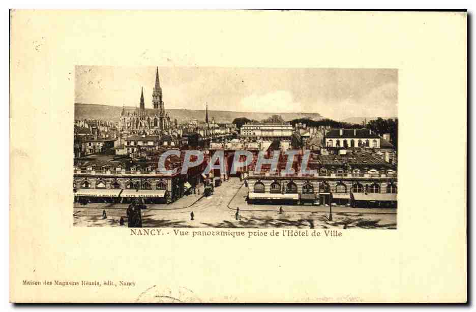 CPA Nancy Vue Panoramique prise de l'Hotel de Ville