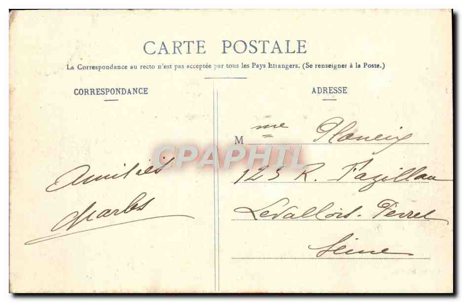 CPA Luneville Vue Generale — Verso