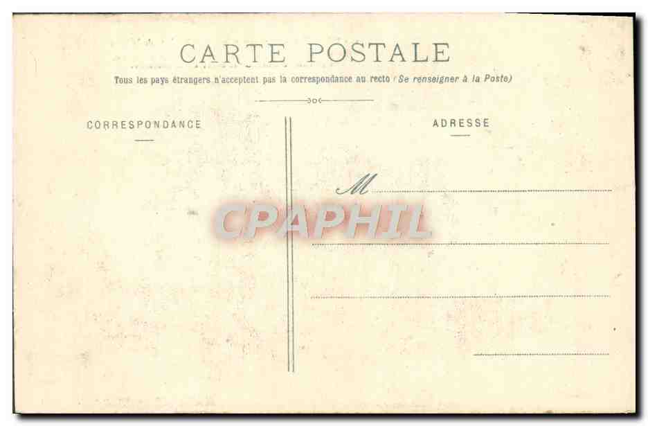 CPA Nancy Vue Panoramique sur la Place de la Carriere — Rückseite