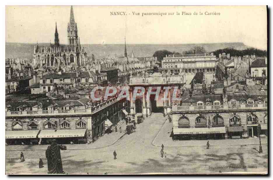CPA Nancy Vue Panoramique sur la Place de la Carriere