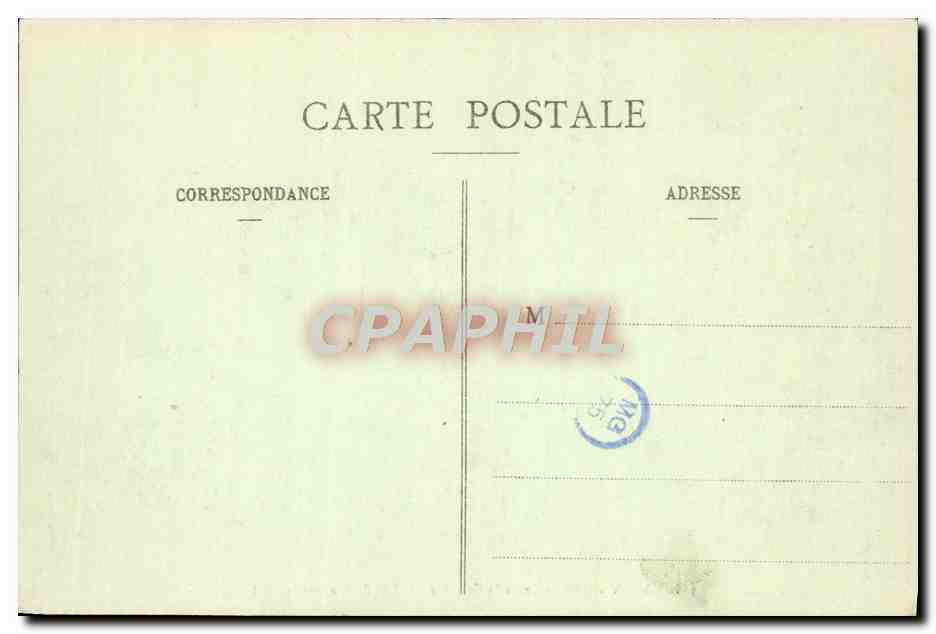 CPA Nancy Hemicycle de la Carriere Palais du Gouvernement — Verso