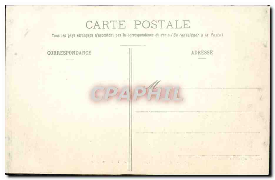 CPA Nancy L'Hotel de Ville Le Salon Carre — Verso