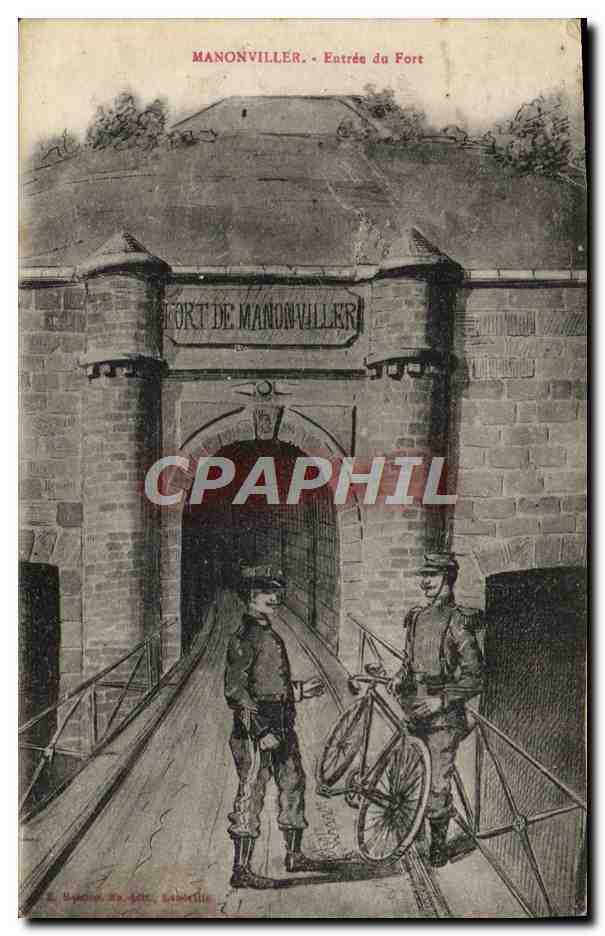 Manonviller - Entrée du Fort — Fort de Manonviller — éditeur L. Baudouin, Lille