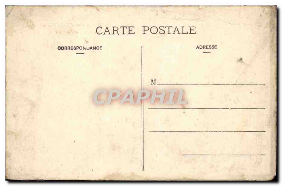 CPA Atterrissage d'un Zeppelin allemand a Luneville Dirgeable Militaria  — Verso