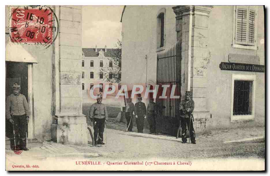 Lunéville - Wijk Clarenthal (17e Kavalleriejagers) — Quantin, Hb.-uitgever