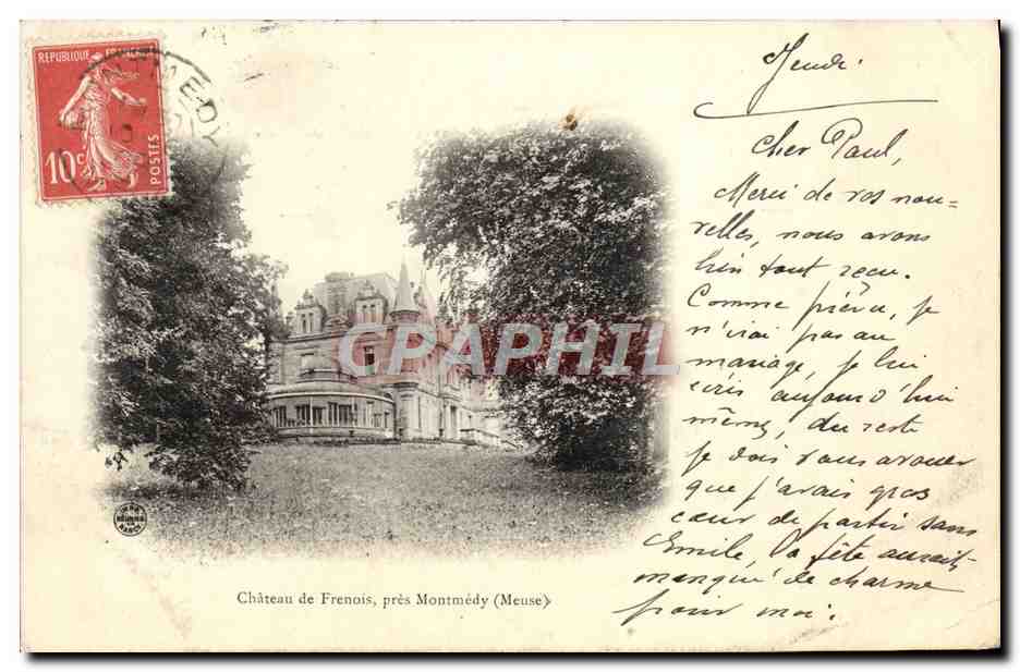 CPA Chateau de Frenois pres Montmedy 