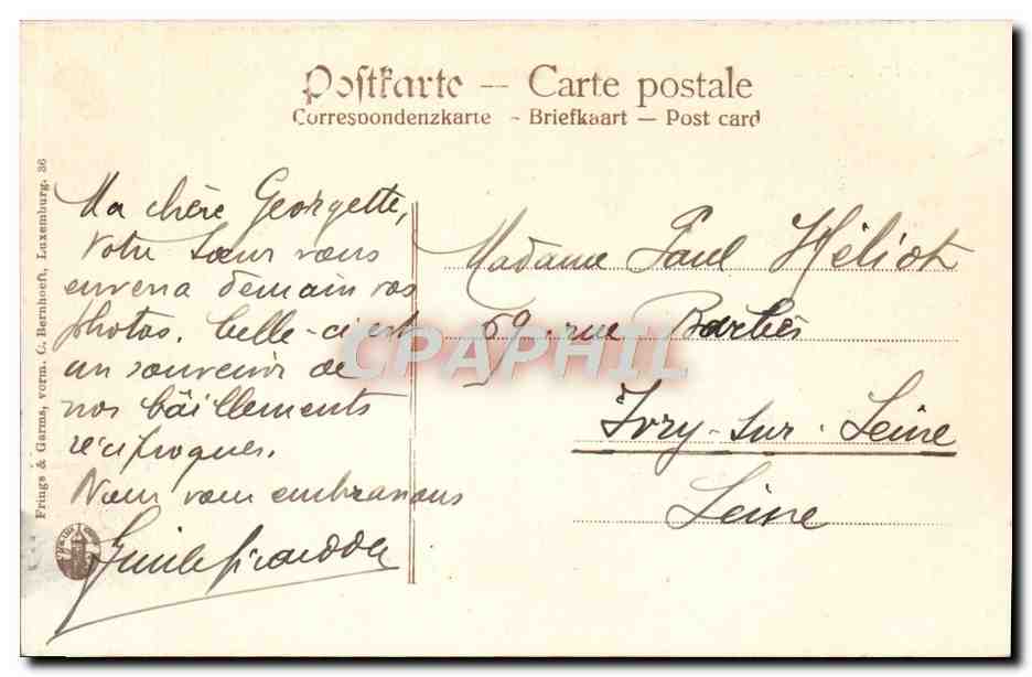 CPA Metz Deutsches Tor Porte des Allemands (animee) — Rückseite
