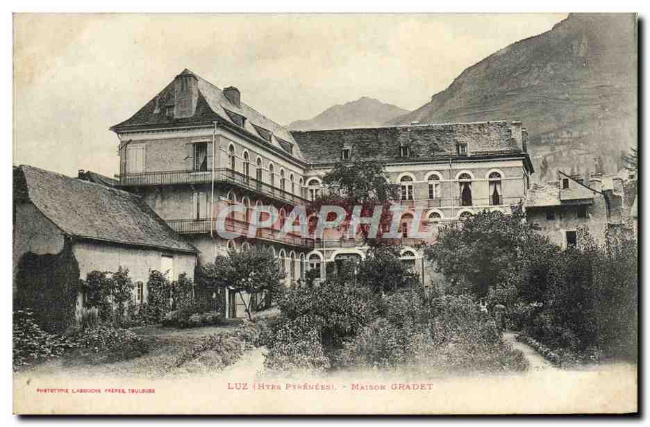 Luz (Hrtes Pyrénées) - Maison Gradedt — Phototype Labouche Frères, Toulouse