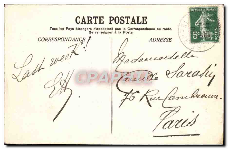 Dauphiné - La Ligne de la Mure et le Drac - E. R. - n° 572 — Verso