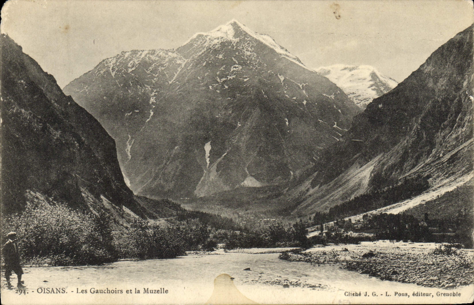Oisans - Les Gauchoirs et la Muzelle — Cliehé J. G. - L. Pons, éditeur, Grenoble, n°294