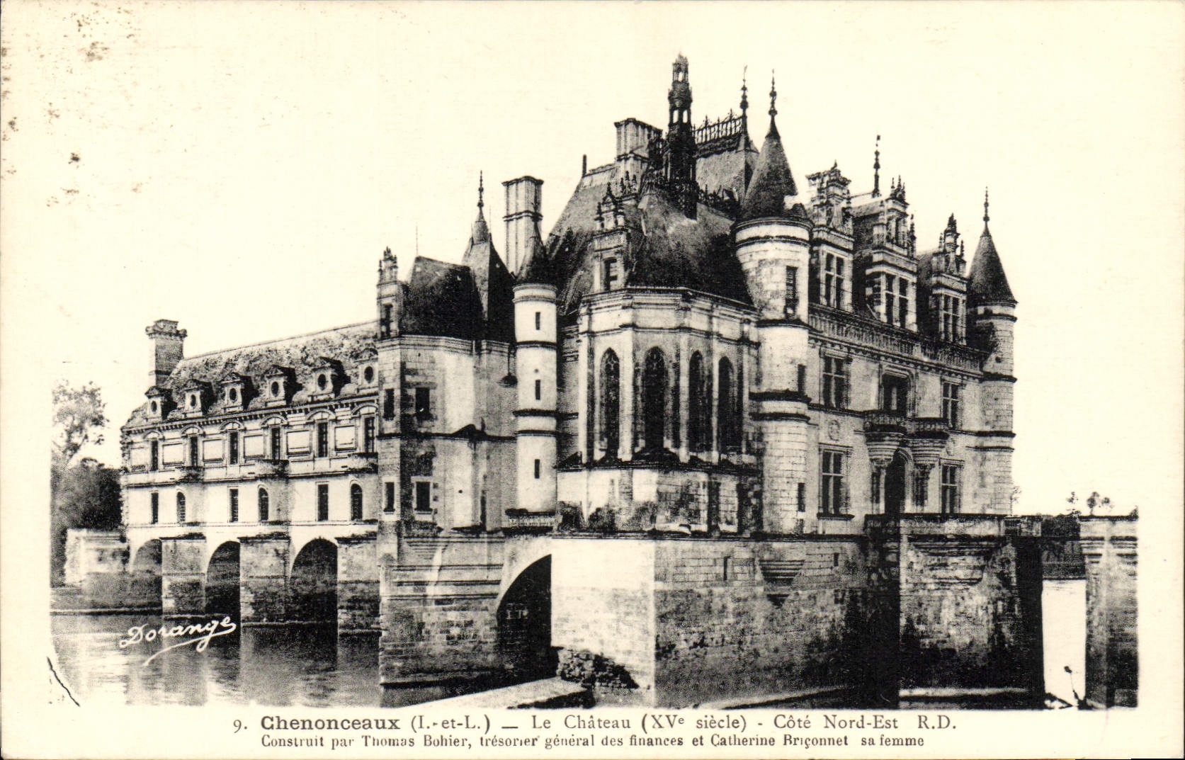 CPA Chenonceaux Le Chateau Cote Nord 