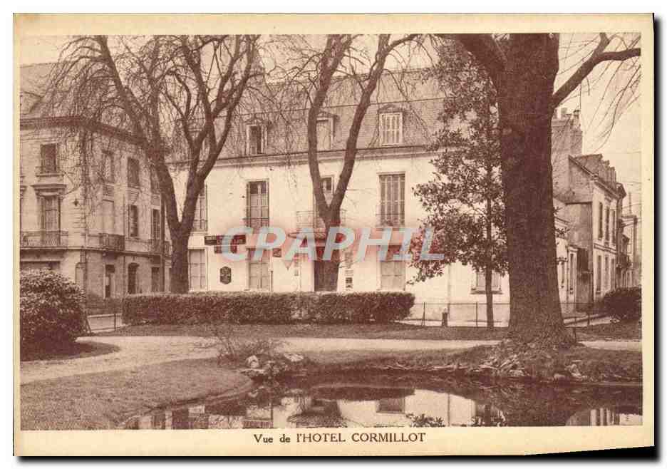 CPA Vue de L'Hotel Cormillot Bachellier prop place Francois Sicard Tours 