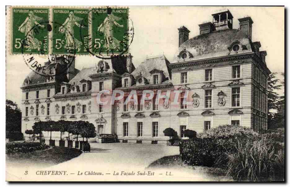CPA Cheverny Le Chateau La Facade sud