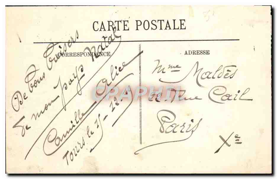 CPA Cheverny Le Chateau La Facade sud — Rückseite