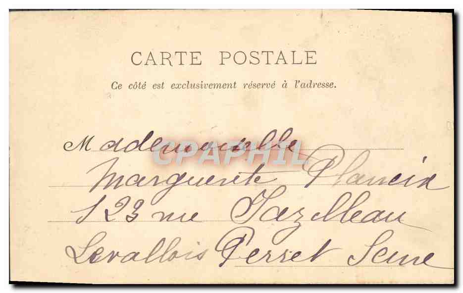 CPA Loches Porte du Chateau cote Exterieur — Rückseite
