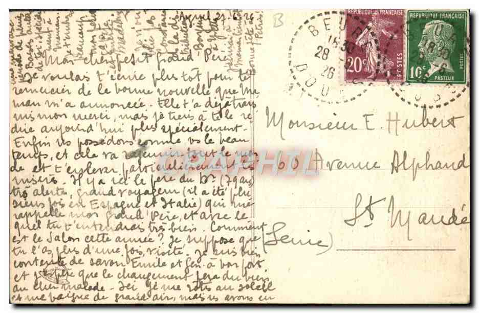 Clinique Médicale du Chalet d'Arguel — Entrée du parc — par Beure (Doubs) — Reverso