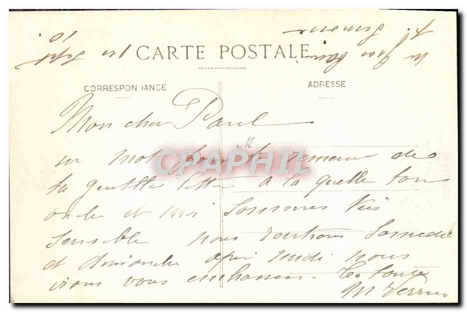 CPA Pontarlier Les Forts de Joux et du Larmont Train  — Rückseite