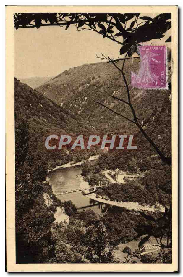 Gorges de la Dordogne — Vue sur le Pont d'Eylac — Édition d'Art Michel