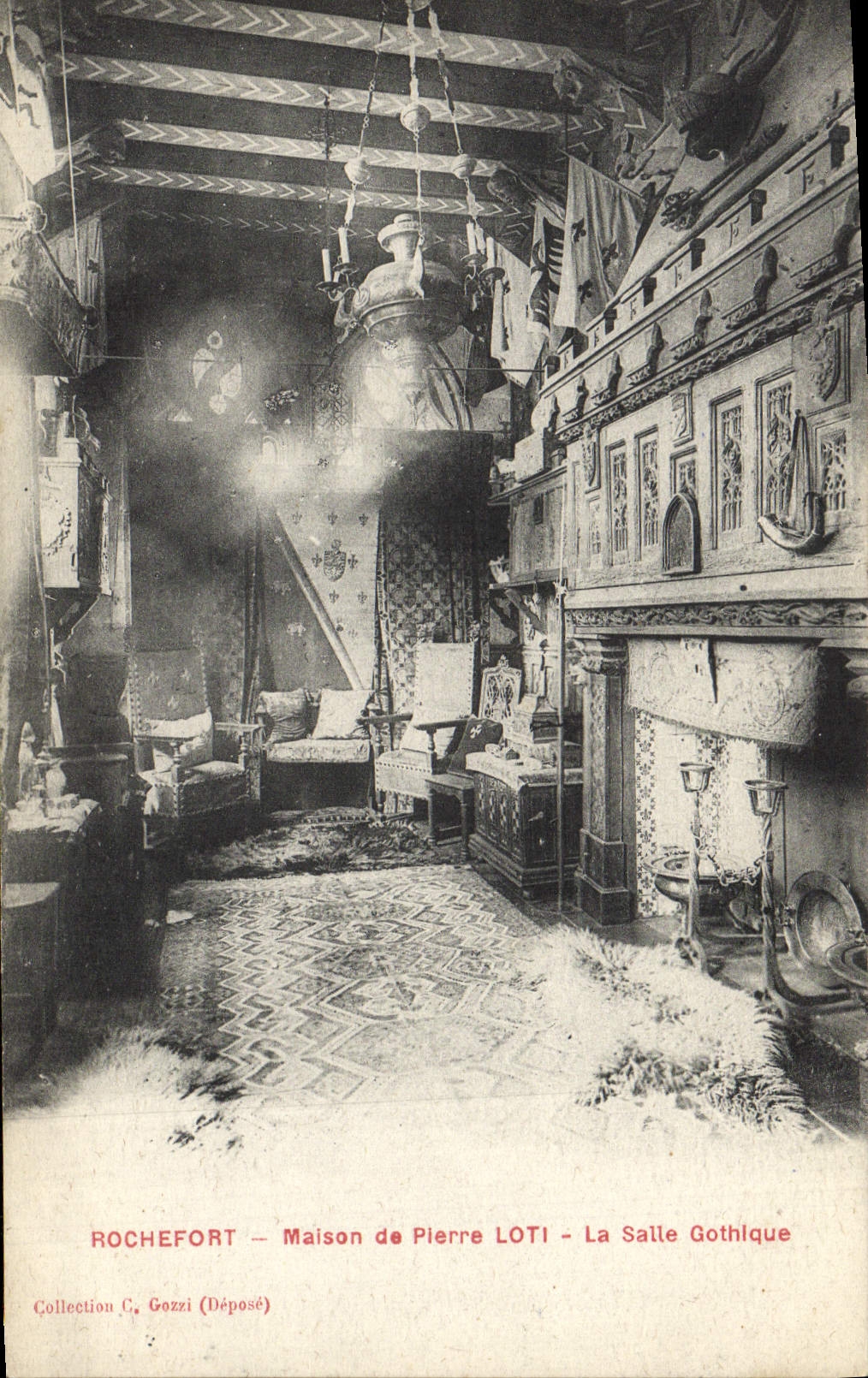 Rochefort — Maison de Pierre Loti — La Salle Gothique — Collection C. Gozzi (Déposé)