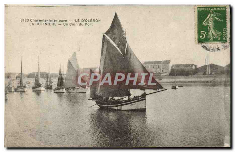 La Cotinière — Un Coin du Port — F. Braun, phot. 34r. 30 — Royan (Charente-Inférieure)
