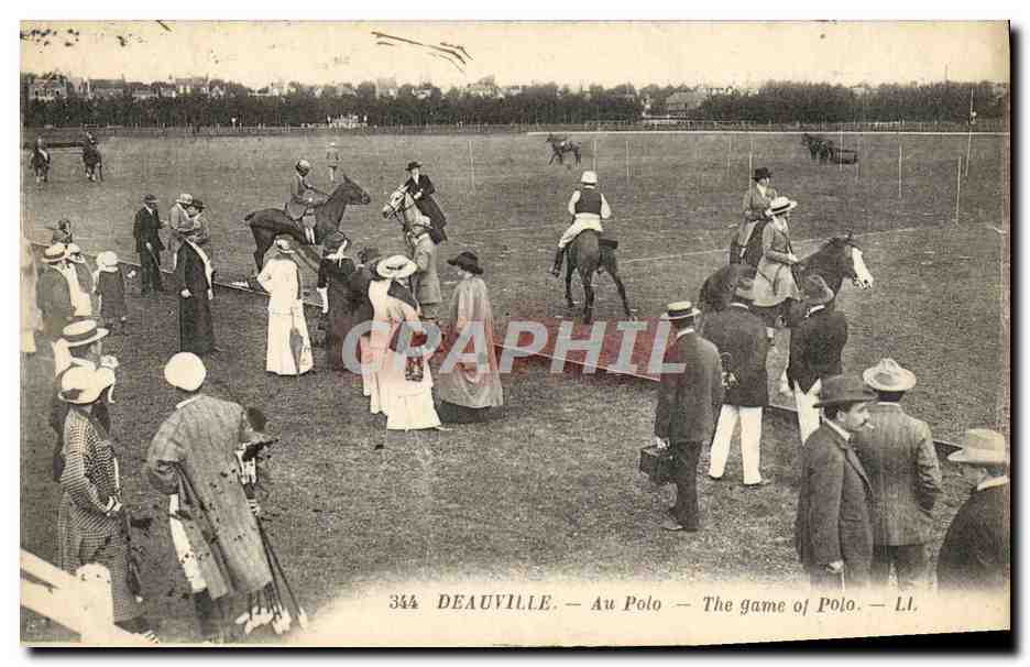 Deauville — Au Polo — The game of Polo — LI.