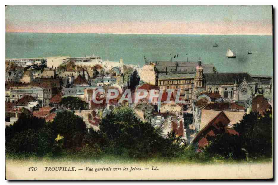 Trouville — Vue générale vers les Jelées — LL.