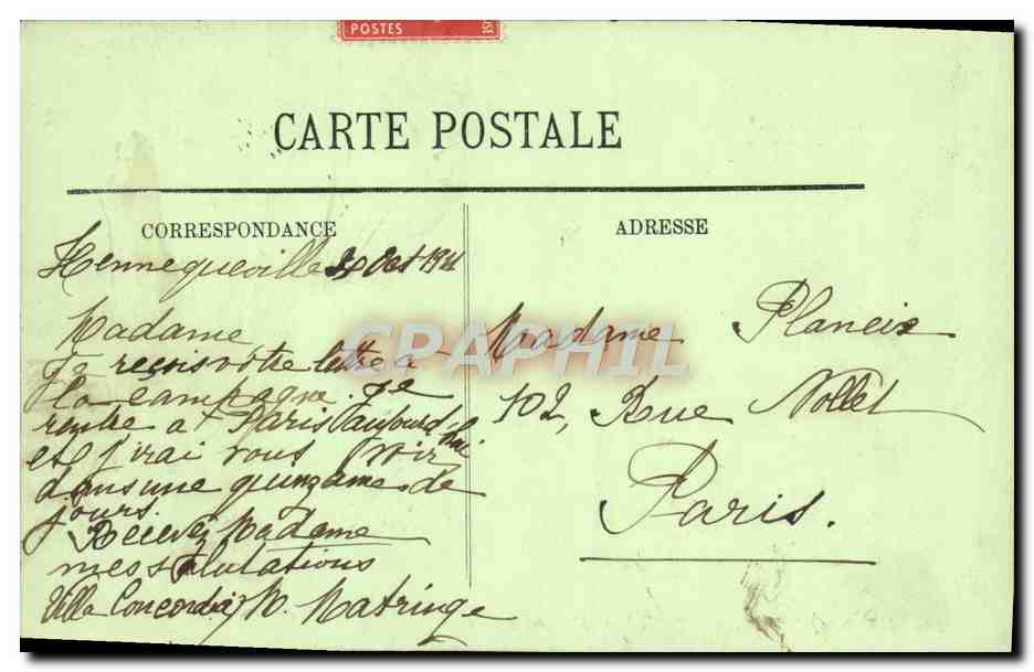 Hennequeville — La Villa de Madame Réjane — LL. M. Mabringo — Rückseite