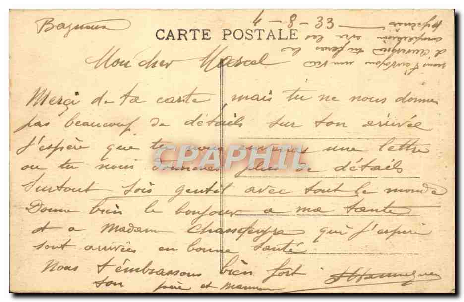 CPA A l'ascension de Puy Mary Un Tournant dangereux Automobile  — Rückseite