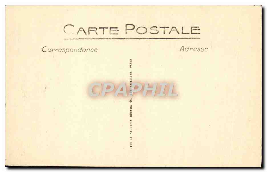 CPA Marseille Exposition Coloniale L'Elephant Elephant — Verso