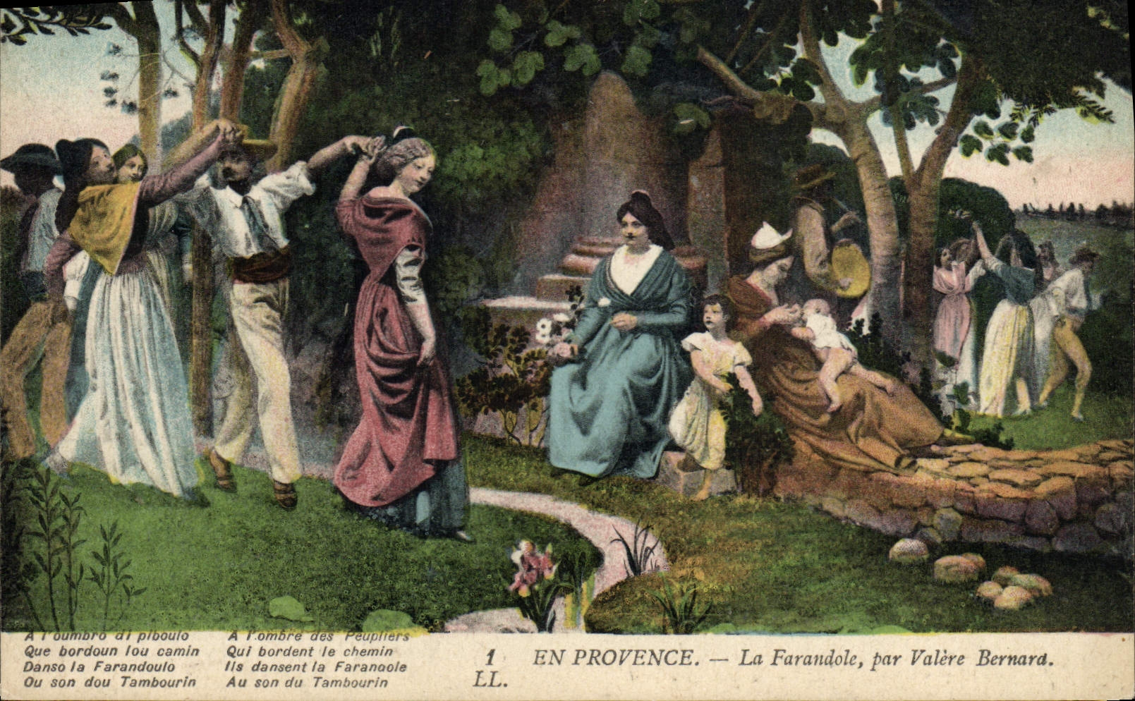 En Provence — La Farandole, par Valère Bernard