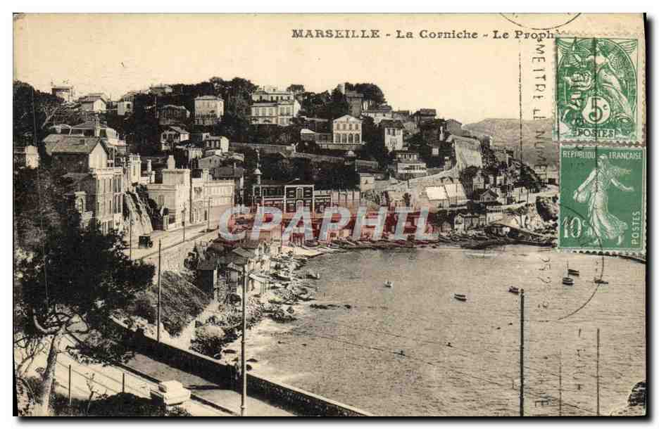 CPA Marseille La Corniche 